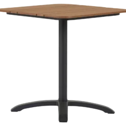 Morsø cafébord Alu/nonwood 69x69 cm sort/teak