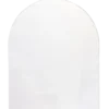 Morsø glasgulvplade halvcirkel med logo 100 x 120 cm