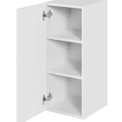 Multi-Living overskab 30 cm hvid folie m/2 hylder