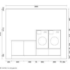 Multi-Living Pisa bryggers 2432 mm