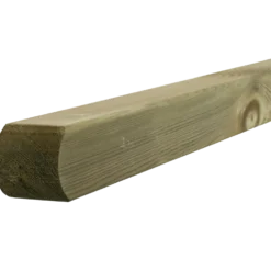 Multistolpe m/afrundet top 90x90 mm længde 208 cm trykimprægneret