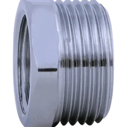 Nippelmuffe 1/2"x3/8" krom