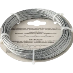 NKT stålwire 2 mm x 10 m elforz.
