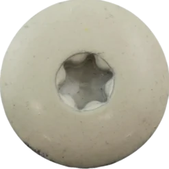 NKT Wocon træbetonskrue 4,5x45 dome elgalv. hvid 200 stk.