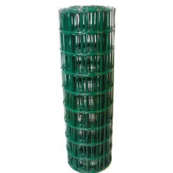 NSH havehegn plastbelagt grøn, maske 10x10 cm, højde 60 cm x 25 m