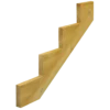 NSH trappevange 4 - trin trykimpr. træ
