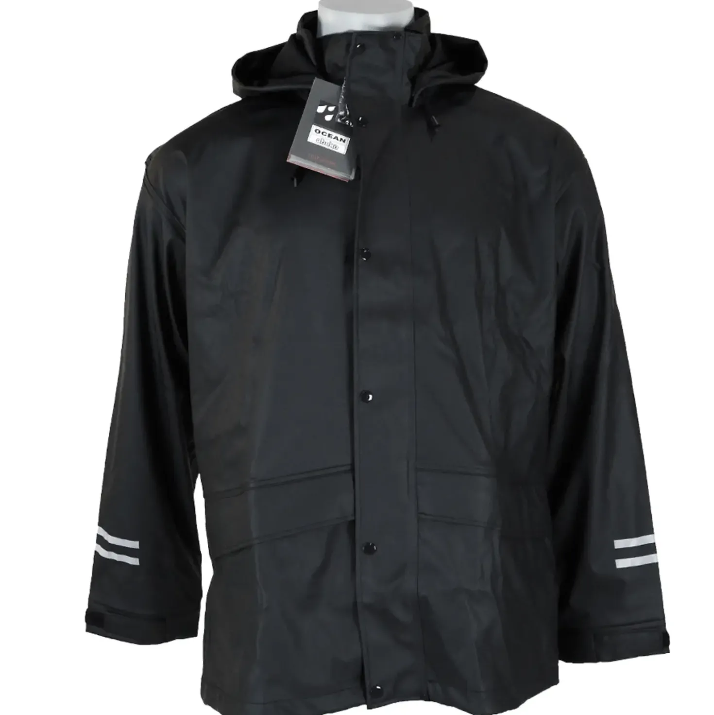 Ocean Atec Light Charlie regnsæt sort str. 2XL