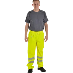 Ocean Comfort Stretch regnbukser med refleks gul str. M