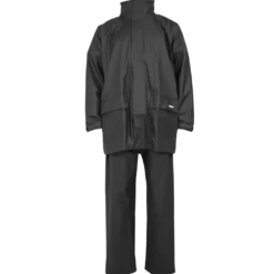 Ocean regntøj regnsæt PU sort str. 2XL