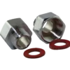 Overgangssæt t/armaturslange 1/2"x3/8" krom