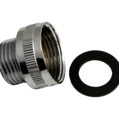 Overgang 3/4"x1/2" krom