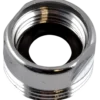 Overgang 1/2"x3/4" krom
