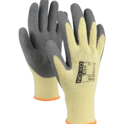 OX-ON Flexible Basic 1004 handske gul/grå str. CE 09