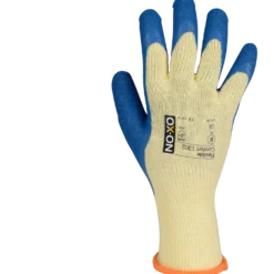 OX-ON Flexible Comfort 1302 handske gul/blå str. CE 10