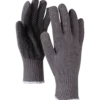 OX-ON 13300 Knitted Comfort grå handske m/sorte dotter str. CE10