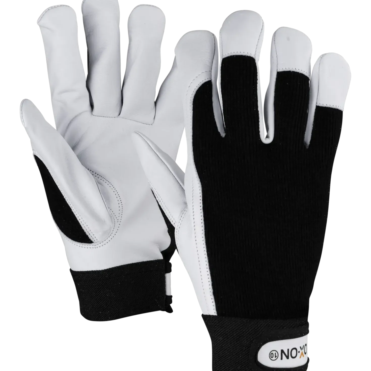 OX-ON Worker Comfort 2310 handsker sort/hvid str. CE 09