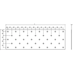 Paslode normplade 80x200x2 mm varmforz.