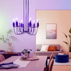Philips Smart WiZ color LED pære E14 4,3W kerte mat