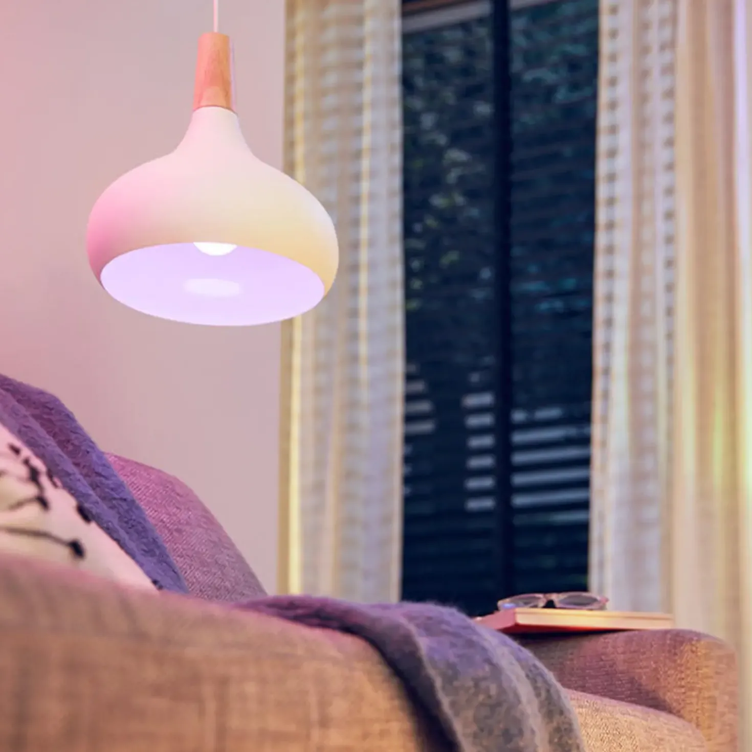 Philips Smart WiZ color LED pære E27 13W standard mat