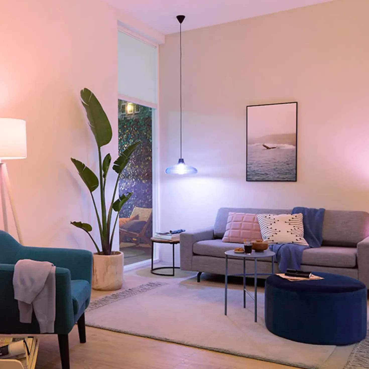 Philips Smart WiZ color LED pære E27 13W standard mat