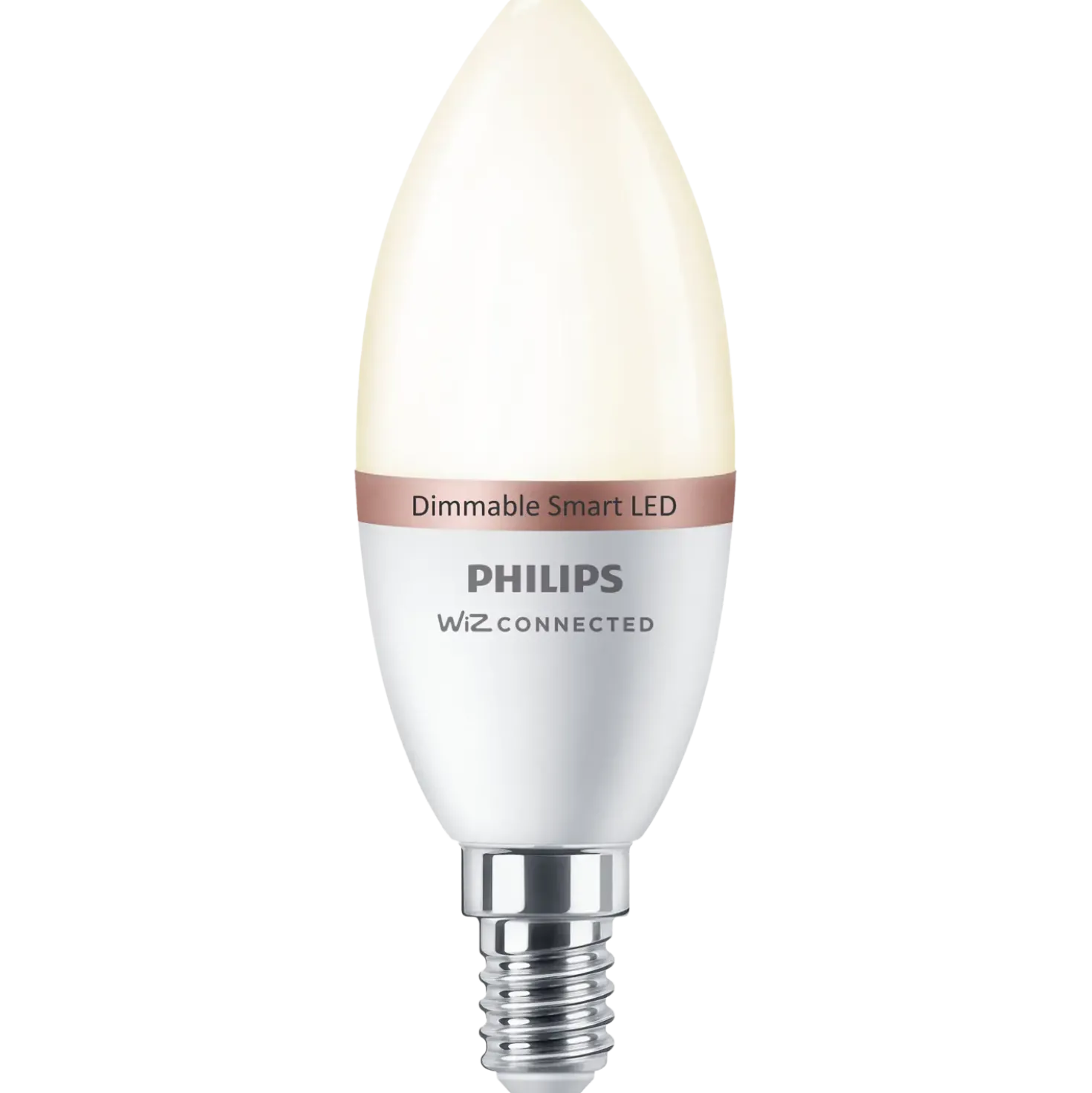 Philips Smart WiZ white LED pære E14 4,6W kerte mat