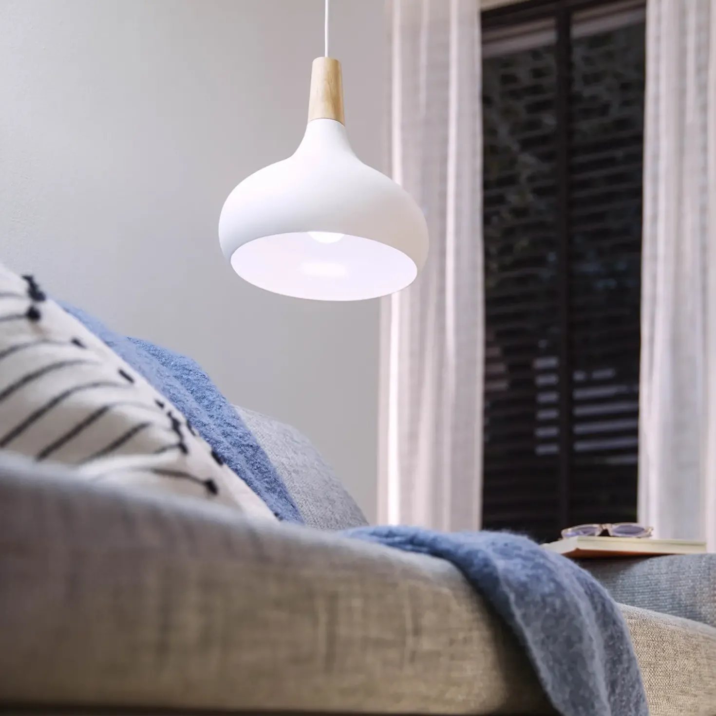 Philips Smart WiZ white LED pærer E27 8,5W standard mat 2 stk