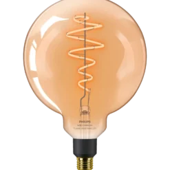 Philips Smart WiZ white LED pære E27 6,7W mega globe guld