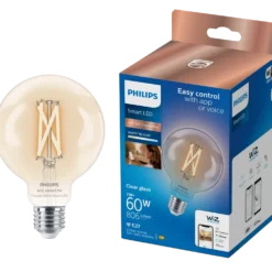 Philips Smart WiZ white LED pære E27 6,7W globe klar