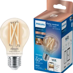 Philips Smart WiZ white LED pære E27 6,7W standard klar