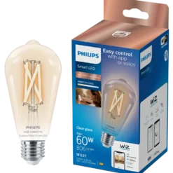 Philips Smart WiZ white LED pære E27 6,7W edison