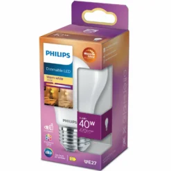 Philips Standard LED pære 40W E27 varmt skær