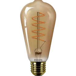 Philips Vintage dråbeform pære 25W E27 guld