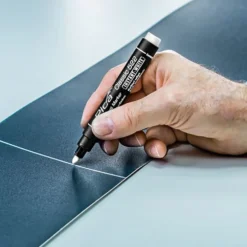 Pica classic permanent marker rund spids 1-4 mm hvid
