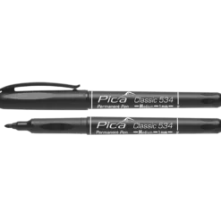 Pica classic permanent marker dry rund spids 1 mm sort