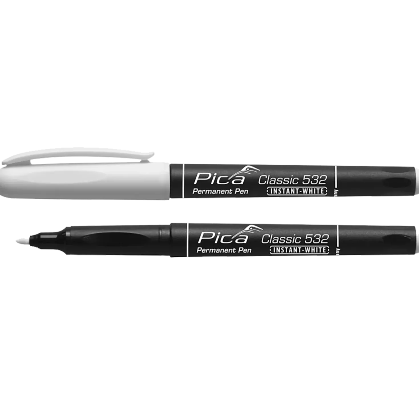 Pica instant permanent pen hvid