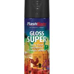 Plasti-Kote PK super blank sort 400 ml