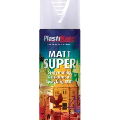 Plasti-Kote PK super mat hvid 400 ml