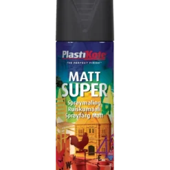 Plasti-Kote PK super mat sort 400 ml