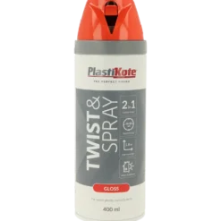 Plasti-Kote twist spraymaling 400 ml blank orange