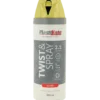 Plasti-Kote twist spraymaling 400 ml blank gul
