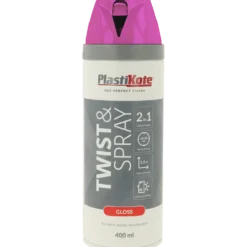 Plasti-Kote twist spraymaling 400 ml blank pink