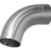 Plastmo bøjning 70° 90 mm aluzink