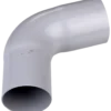 Plastmo bøjning 75 mm, 75° grå