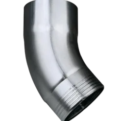 Plastmo bøjning 40° 75 mm zink