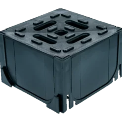 Plastmo HexaLine hjørnestykke sort