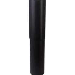 Plastmo nedførsel lige 75 mm sort