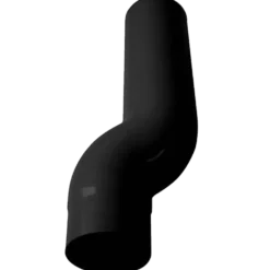 Plastmo nedførsel 75 mm sort