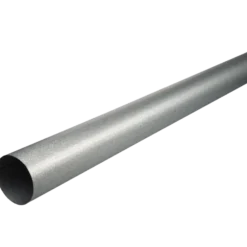 Plastmo nedløbsrør 90 mm x 3m aluzink