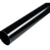 Plastmo nedløbsrør 75mm x 3m stål sort