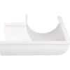 Plastmo udvendig gering nr. 12, 90° hvid